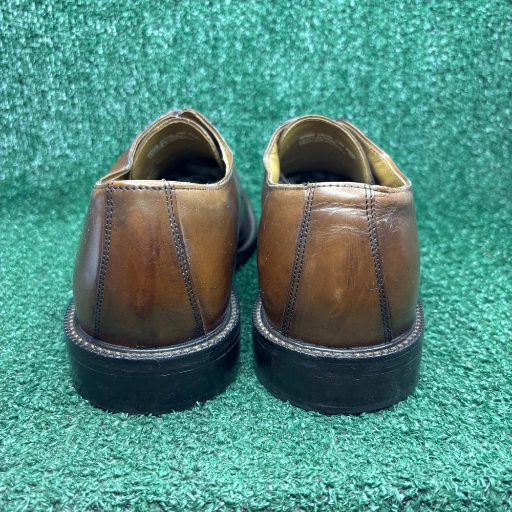 Bostonian Leather 2POD‎ Comfort Apron Toe Derby Dress Shoes Brown Mens Size 13M